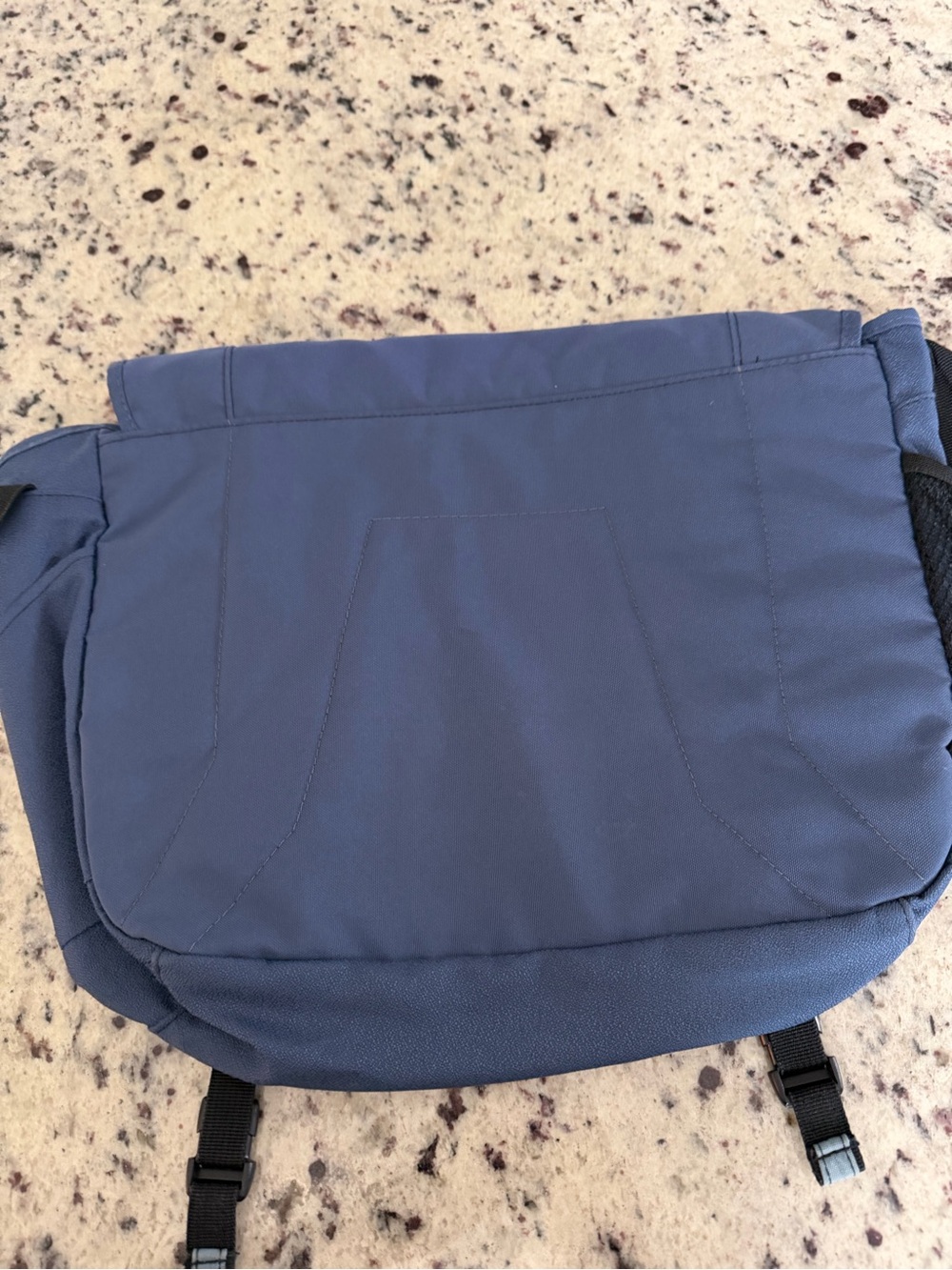 Jansport Navy Blue Men's Messenger Bag with Black Strap - Picture 3 of 8